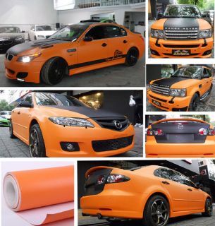 Oranges 50x11.8 127CM X 30CM Carbon Fiber Wrap Roll Sticker for Car