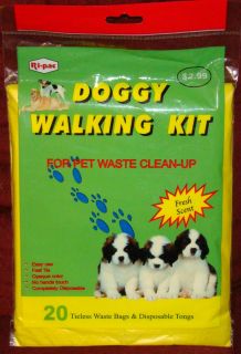 Doggy Walking Kit Be A Good Neighbor and Pick Up Doggies Doody Easily