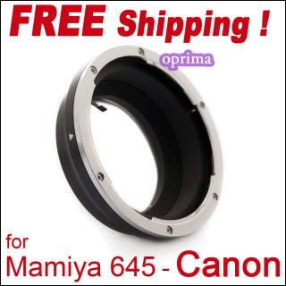 Pro Mamiya M645 lens to Canon EOS 20D 1DS Adapter Ring