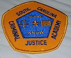 South Carolina Criminal Justice Academy Patch, Police Academy