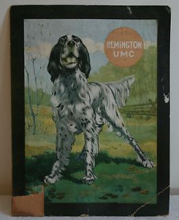 Vintage Advertising Remington counter display UMC shells not