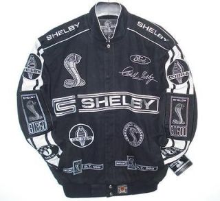 SIZE L FORD MUSTANG Shelby Cobra Racing EMBROIDERED Jacket JH DESIGN