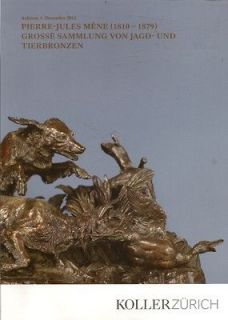Zurich Collection of P. J. Mene (1810 1879) Sculptures Auction Catalog