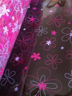 pink cellophane wrap
