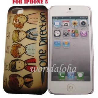 5G Gen One Direction Band 1D Hard Plastic Back Case Cover Cartoon