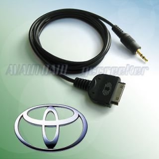 iPod iPhone to 2010 2011 TOYOTA Camry RAV4 Audio Cable