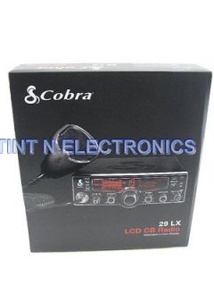 Cobra 29LX 40 Channel 4 Color LCD CB Radio NEW
