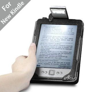 ACASE Leather Folio Case w/ LED Reading Light for  Kindle 4 4th