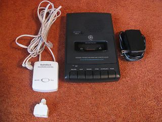GE Portable Recorder/Cassette Player 3 5027 + Radio Shack Recording