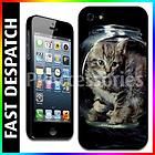 Cat Stuck in Glass Fish Bowl Hard Case Back Cover For Apple iPhone 5