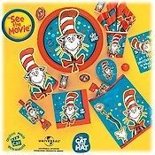 CAT IN THE HAT PARTY SUPPLIES U CHOOSE HATS BLOWOUTS BANNER TABLECOVER