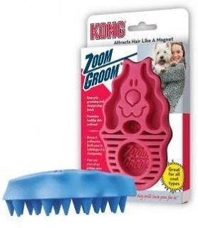KONG Zoom Groom for dogs   reduce the age old loose hair problem 