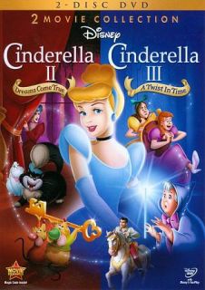 DISNEYS Cinderella 2 and 3 DVD 2 Disc Set, PRINCESS, CARTOON