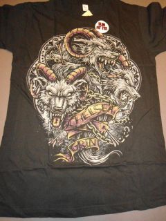 CHELSEA GRIN Wolves T Shirt **NEW band music concert tour Slim Fit