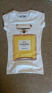 Chanel No 5 Perfume Women T Shirt Parfum Parfume Ladies T Shirt Vest