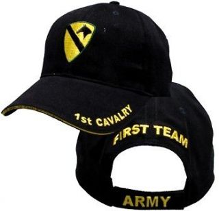 1ST CAVALRY US ARMY MILITARY EMBROIDERED BALLCAP CAP HAT