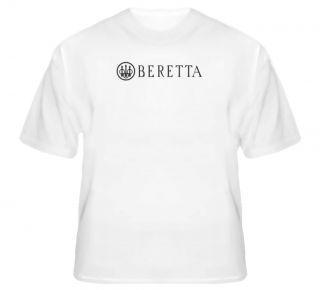 New Beretta white gun T shirt sizes Sm 5XL