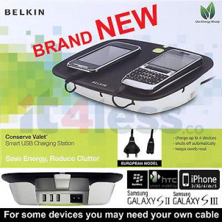 USB Charging Station conserve valet for iPhone, Galaxy,Blackbe rry
