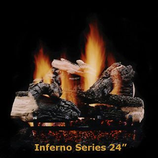 Hargrove 24” Inferno Vented Gas Log with Remote