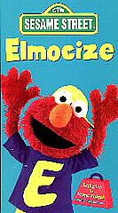 Sesame Street   Elmocize (VHS, 1996)