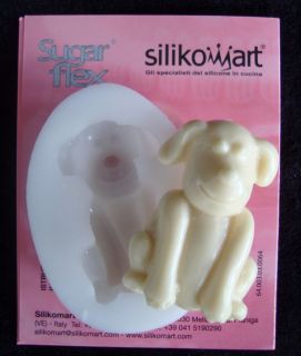 Silicone Mold DOG sugarpaste/cho colate/butter/ ice/clay mould
