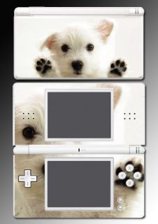 White Terrier dog puppy west Skin #10 Nintendo DS Lite