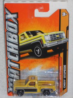 Matchbox 2012 MBX Old Town Series   6/10 Chevy Stepside   Yellow