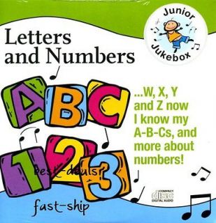 Letters & Numbers Childrens Sing Along Songs CD New