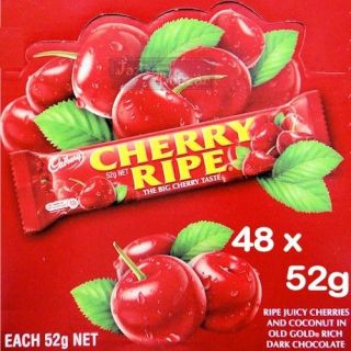 Cherry Ripe 48x52g Bulk Box CherryRipe Milk Chocolate Bars Wholesale