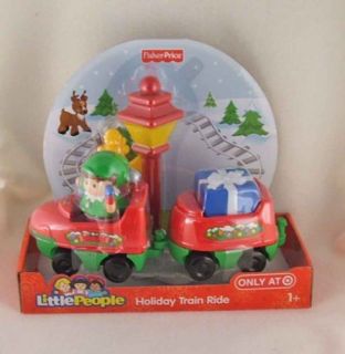 Christmas Fisher Price Little People Holiday Train Ride NEW