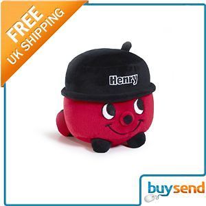 Huggable Henry Plush Toy Vacuum Hoover Teddy Soft Character Red