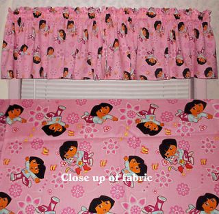 the Explorer Girls Room Bedroom Pink Window Cover Valances Curtains