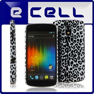 SMALL LEOPARD PRINT WHITE PROTECTIVE SNAP BACK CASE FOR SAMSUNG GALAXY