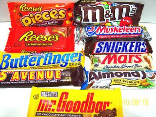 10pc Candy Bars 11 Choices Assortment