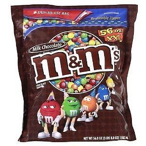 Milk Chocolate 56 oz XL Bag American Candy M and Ms Vending