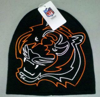 Cincinnati Bengals Knit Beanie Toque Skull Cap Winter Hat NEW BIG