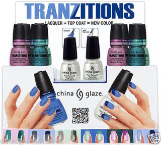 China Glaze Tranzitions 6 COLOR Collection Nail Polish & Top Coat 0