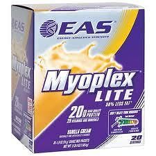 EAS MYOPLEX LITE Protein MRP 20 Pk 4 Light Flavors