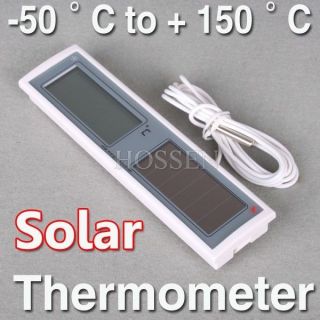 Solar Power Digital LCD Thermometer  50℃~150℃ for Refrigerator