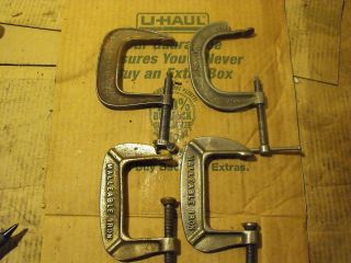 LOT OF 4 C CLAMPS HARGRAVE PLUS