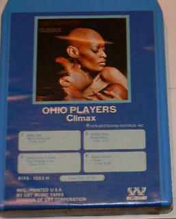 OHIO PLAYERS Climax TESTED 8 TRACK TAPE NEW PAD