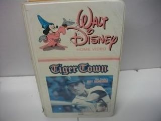 Walt Disney white claim VHS TIGER TOWN Baseball