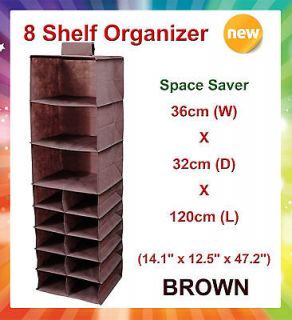 Shelf Closet Organizer Wardrobe Storage Clothes Bin Bag Box