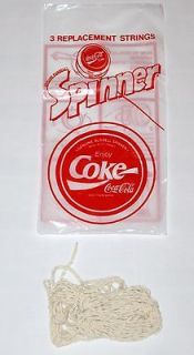 COCA COLA RUSSELL SPINNER YO YO 3 REPLACEMENT STRINGS 1989   NEW