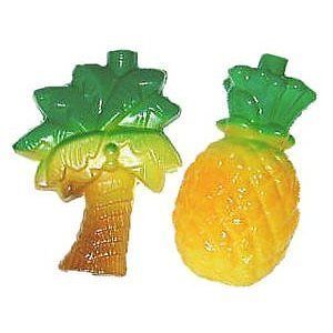 PINEAPPLE/Palm Tree TROPICAL PATIO String Lights/8 Ft Total/10 Lights