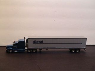 87 Scale Peterbilt 386 Gosal Trucking LOGO ReferVan Trailer New