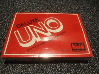 1983 Sealed Deluxe Uno Card Game NIB Collectible Americas Family Game