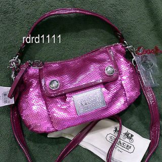 Coach Pink sequin bag in Clothing, Shoes & Accessories