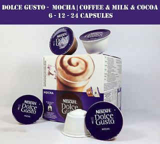 DOLCE GUSTO   MOCHA   COFFEE & MILK & COCOA 6  12   24 Capsules