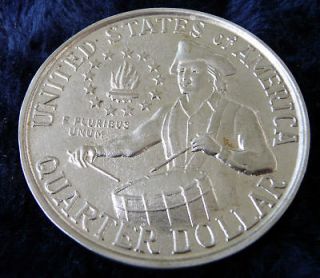 Vintage Bicentennial Quarter Coin Belt Buckle